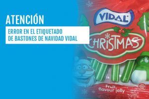 Alerta: Error etiquetado producto sin gluten