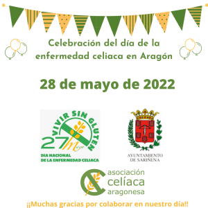 Celebración Día Nacional de la Enfermedad Celíaca en Sariñena 2022