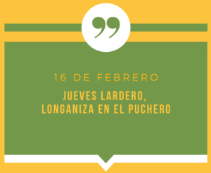 Celebración Jueves Lardero en Huesca y Zaragoza