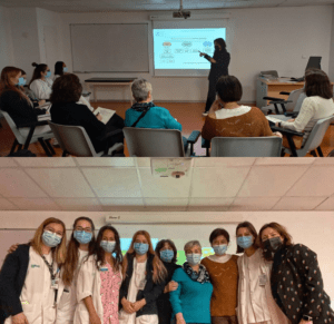 Sesión formativa en la unidad de Nutrición del Hospital Universitario Miguel Servet