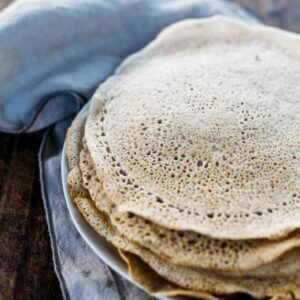 Creps de trigo sarraceno con fruta