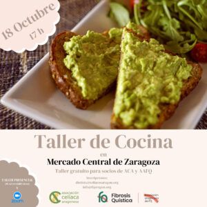 Taller de cocina en colaboración con la Asociación Aragonesa de Fibrosis Quística