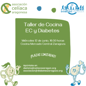 Taller de cocina con la Asociación de Diabetes de Zaragoza