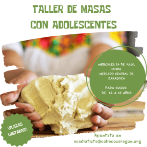 Taller de masas con adolescentes