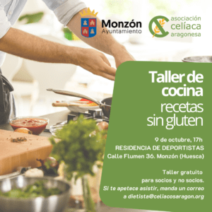Taller de cocina en Monzón (Huesca)