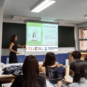 Charla en la Escuela Universitaria de Turismo de Zaragoza (ETUZ)