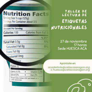 Taller de lectura de etiquetas Huesca