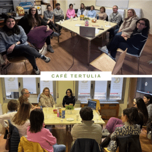 Café tertulia para nuevos socios