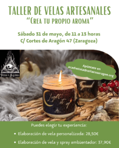 Taller de velas en colaboración con Fuego y Alquimia