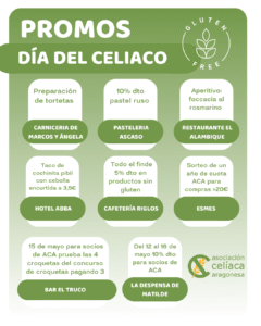 Ofertas especiales ASG Mayo Celíaco