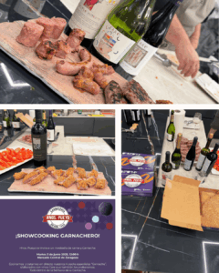 Showcooking garnachero con la carnicería Hermanos Pueyo