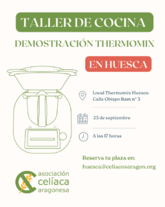 Taller de cocina Thermomix en Huesca