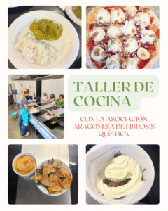 Taller de cocina con la Asociación Aragonesa de Fibrosis Quística