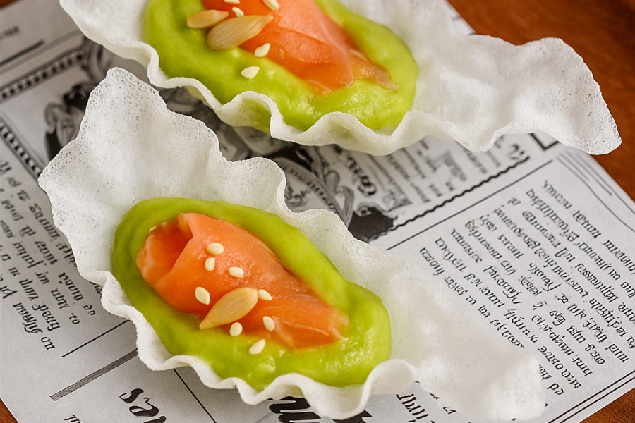 Crispies de Salmón y Aguacate