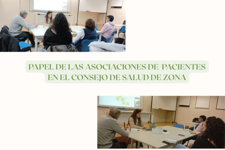 Taller «Papel de las asociaciones de pacientes en el Consejo de Salud de Zona»