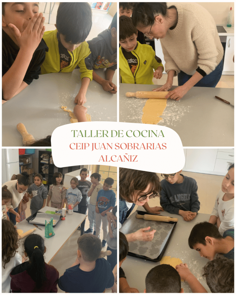 Taller de cocina en CEIP Juan Sobrarias (Alcañiz)