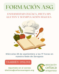 Formación ASG en la sede de Zaragoza y online